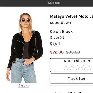 Velvet Moto jacket